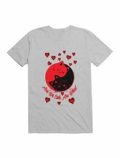 Best reviews of ❤️ Kawaii Yin Yang Cute Cats T-Shirt 😀