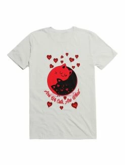Flash Sale 👏 Kawaii Yin Yang Cute Cats T-Shirt ✔️