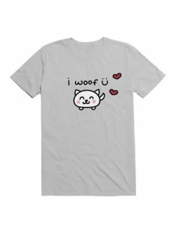 Outlet ❤️ Kawaii I Woof U T-Shirt 💯 -HT Style Outlet Store 19571038 hi