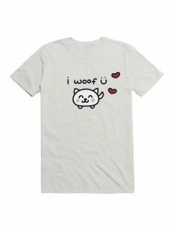 Outlet ❤️ Kawaii I Woof U T-Shirt 💯 -HT Style Outlet Store 19571074 hi
