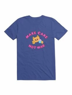 Budget 🌟 Kawaii Cake Not War T-Shirt 🌟 -HT Style Outlet Store 19571806 hi