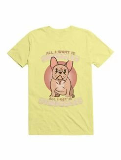 Best Sale ⭐ Kawaii Frenchie Snuggles & Struggles T-Shirt 🎁