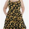 Promo 😀 Sunflower Tiered Strappy 👗 Dress Plus Size 👏 -HT Style Outlet Store 19572767 hi