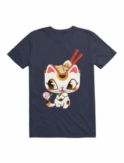Wholesale 👍 Kawaii Lucky Ramen Cat T-Shirt ❤️ -HT Style Outlet Store 19573773 hi