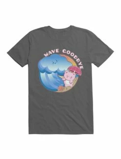 Cheapest 😉 Kawaii Wave Goodbye T-Shirt ✨ -HT Style Outlet Store 19573926 hi