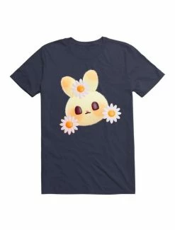 Cheapest 🎉 Kawaii Bunny, Flowers And Happiness T-Shirt 🎁