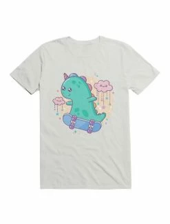 Best Pirce 👏 Kawaii Dinocorn Skater T-Shirt 😍