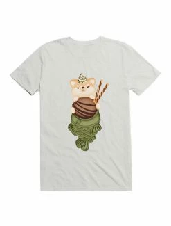 Best Sale ⌛ Kawaii The 🐕 Dog Of Taiyaki Ice Cream T-Shirt 🥰