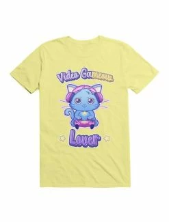Discount 💯 Kawaii Video GaMeow Lover T-Shirt ✔️