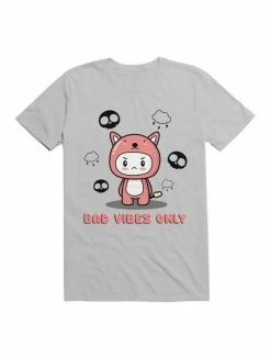 Buy 🌟 Kawaii Bad Vibes Only T-Shirt 😉