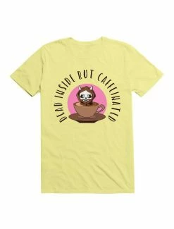 Wholesale 🔔 Kawaii Dead Inside But Caffeinated T-Shirt 🎉
