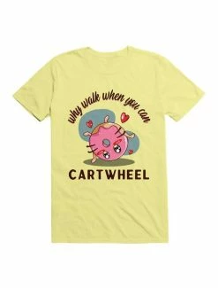 Best deal 🥰 Kawaii Why Walk When You Can Cartwheel T-Shirt 👍