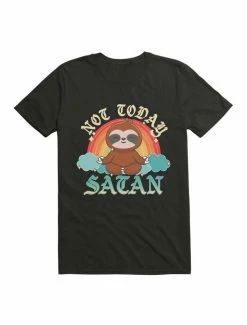 Best Pirce 👍 Kawaii Not Today, Satan Kawaii Yoga Sloth T-Shirt 👍