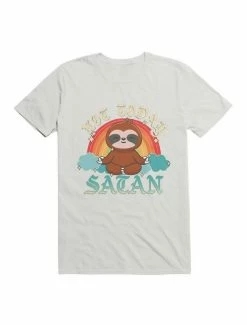 Best Pirce 👍 Kawaii Not Today, Satan Kawaii Yoga Sloth T-Shirt 👍 -HT Style Outlet Store 19578738 hi