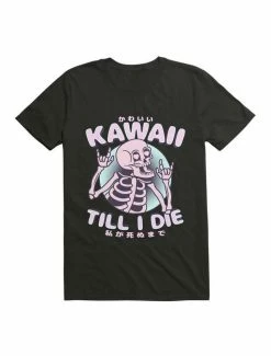 Hot Sale 🌟 Kawaii Till I Die Cute Skeleton T-Shirt 🥰