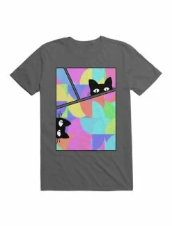 Hot Sale 👍 Kawaii Black Cats T-Shirt ⭐ -HT Style Outlet Store 19579409 hi