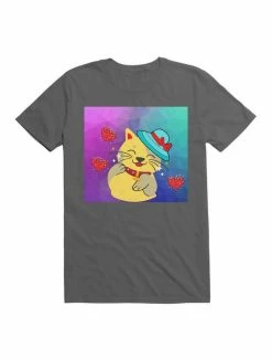 Deals 😀 Kawaii Kitty T-Shirt 🛒 -HT Style Outlet Store 19579877 hi
