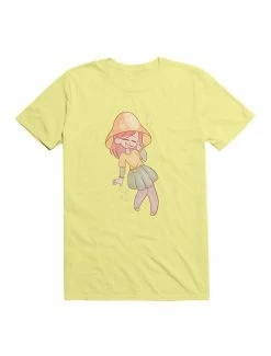 Buy 🔥 Kawaii Simple Mushroom Girl T-Shirt 🤩