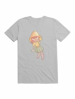 Buy 🔥 Kawaii Simple Mushroom Girl T-Shirt 🤩 -HT Style Outlet Store 19580057 hi