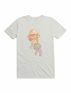 Buy 🔥 Kawaii Simple Mushroom Girl T-Shirt 🤩 -HT Style Outlet Store 19580093 hi