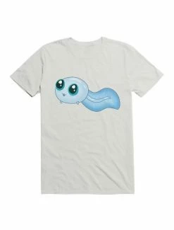Brand new 🔥 Kawaii Cute Blue Tadpole Swimming T-Shirt 🎉 -HT Style Outlet Store 19584667 hi
