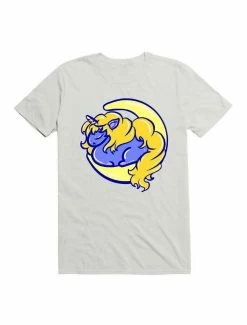 Top 10 🎉 Kawaii Sleepytime Unicorn On The Moon T-Shirt 🔥 -HT Style Outlet Store 19585126 hi 1