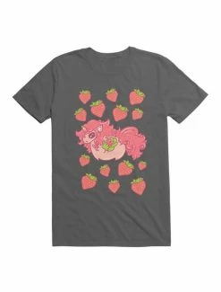Wholesale 🌟 Kawaii Strawberry Unicorn With Strawberries T-Shirt 🤩