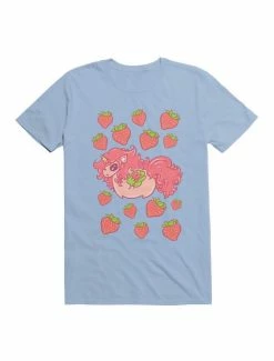 Wholesale 🌟 Kawaii Strawberry Unicorn With Strawberries T-Shirt 🤩 -HT Style Outlet Store 19585234 hi