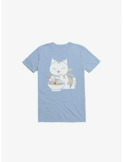 New 🛒 Kawaii Ramen Cat T-Shirt 👍