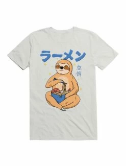 Best Pirce 👏 Kawaii Sloth Ramen T-Shirt 🥰