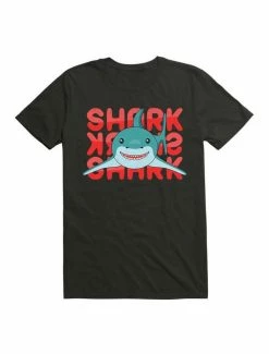 Coupon 🥰 Kawaii Cute Smiling Shark T-Shirt 💯