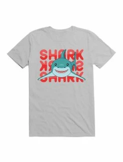 Discount 🎁 Kawaii Cute Smiling Shark T-Shirt ✨