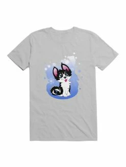 Budget ✨ Kawaii Snow Husky T-Shirt 🎉