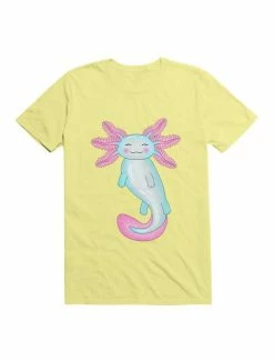 Deals 🔥 Kawaii Cyan Axolotl T-Shirt ⭐ -HT Style Outlet Store 19591240 hi
