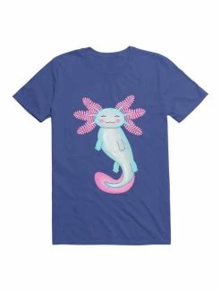Deals 🔥 Kawaii Cyan Axolotl T-Shirt ⭐ -HT Style Outlet Store 19591276 hi