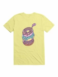 Hot Sale 🎁 Kawaii Donuts Sweet Dessert T-Shirt ✨ -HT Style Outlet Store 19591312 hi