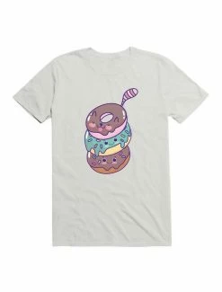 Hot Sale 🎁 Kawaii Donuts Sweet Dessert T-Shirt ✨ -HT Style Outlet Store 19591357 hi