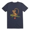 Discount 😉 Kawaii Funny Monkey With Fruit T-Shirt 🎉 -HT Style Outlet Store 19591411 hi