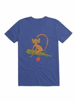 Discount 😉 Kawaii Funny Monkey With Fruit T-Shirt 🎉 -HT Style Outlet Store 19591420 hi