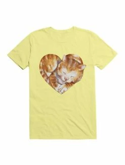 Cheapest ✔️ Kawaii Cat In Love T-Shirt ⌛