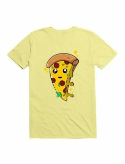 Deals 😉 Kawaii Cute Pizza T-Shirt ✔️ -HT Style Outlet Store 19595816 hi