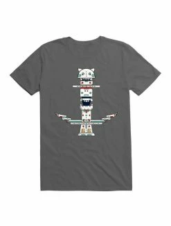 Hot Sale ✨ Kawaii Droid Totem T-Shirt 👍 -HT Style Outlet Store 19595978 hi
