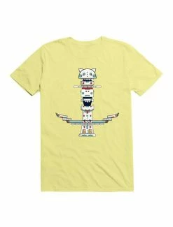 Hot Sale ✨ Kawaii Droid Totem T-Shirt 👍 -HT Style Outlet Store 19595987 hi