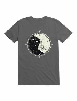Cheap 😍 Kawaii Yin & Yang Kitty Universe T-Shirt ❤️
