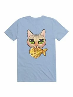 Best Sale 😉 Kawaii Cat Nom-Nom T-Shirt 🎉 -HT Style Outlet Store 19596852 hi