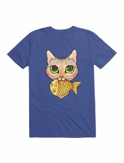 Best Sale 😉 Kawaii Cat Nom-Nom T-Shirt 🎉 -HT Style Outlet Store 19596870 hi