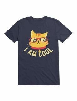 Budget 😉 Kawaii I Am Cool Cat T-Shirt ✨ -HT Style Outlet Store 19597167 hi 1