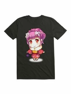 Buy ✨ Kawaii Pink Haired Girl In Kimono T-Shirt ⌛