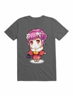Buy ✨ Kawaii Pink Haired Girl In Kimono T-Shirt ⌛ -HT Style Outlet Store 19597338 hi