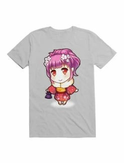 Buy ✨ Kawaii Pink Haired Girl In Kimono T-Shirt ⌛ -HT Style Outlet Store 19597356 hi